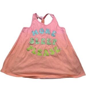 Justice Sleep Tank Top More Sleep Please